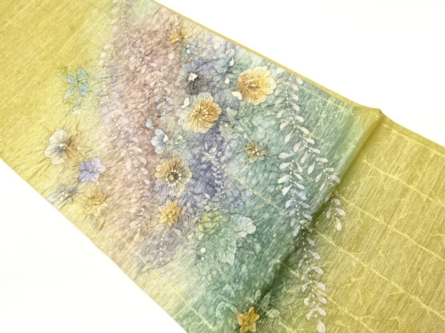 Japanese Kimono / Fukuro Obi Silk